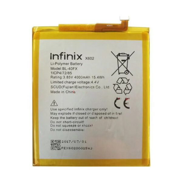 Infinix Hot 40 Pro battery replacement